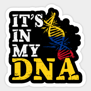 It's in my DNA - Colombia Sticker